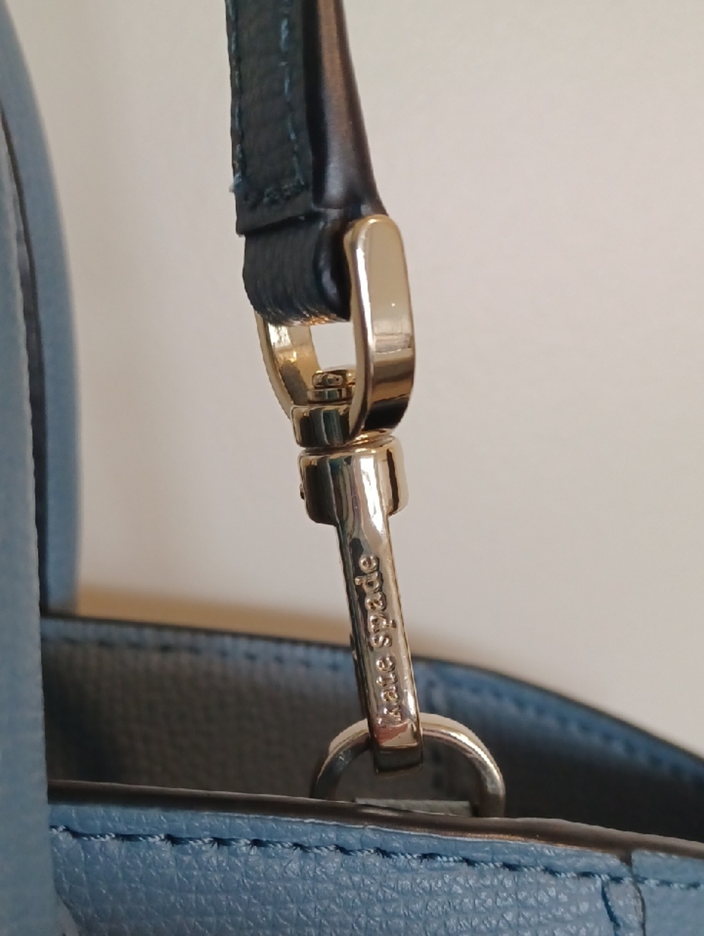 NWOT ** Kate Spade Frannie Scotch Pine Blue Medium Satchel - Picture 6 of 13